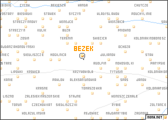 map of Bezek