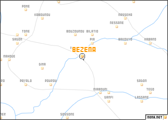 map of Bezena