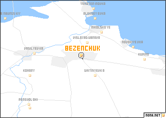 map of Bezenchuk