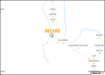 map of Bezéré