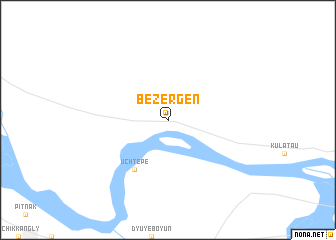 map of Bezergen