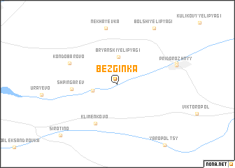 map of Bezginka