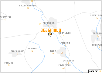 map of Bezginovo