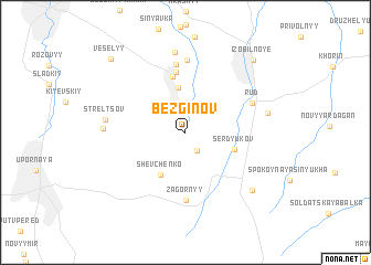 map of Bezginov