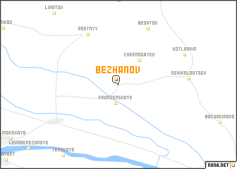 map of Bezhanov