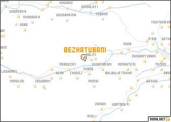 map of Bezhatubani