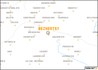 map of Bezhemtsy