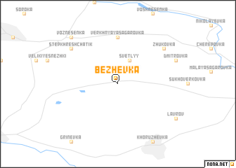 map of Bezhevka