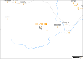 map of Bezhta