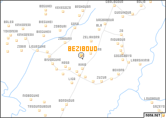 map of Bézibouo