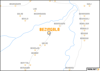 map of Bézingala