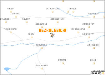map of Bezkhlebichi