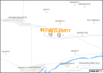 map of Bezlesnyy