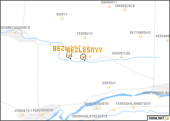 map of Bezlesnyy