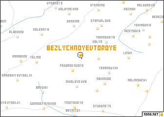 map of Bezlychnoye Vtoroye