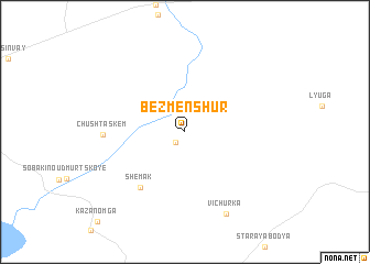 map of Bezmenshur