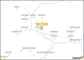 map of Béznar