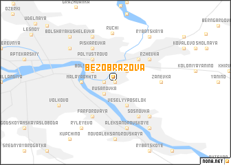 map of Bezobrazova