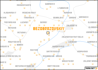 map of Bezobrazovskiy