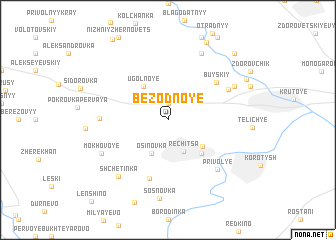 map of Bezodnoye