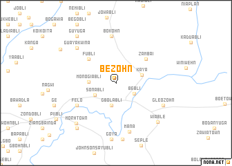 map of Bezohn