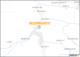 map of Bezopasnoye