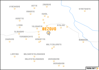 map of Bezovo