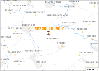 map of Bezpavlovskiy