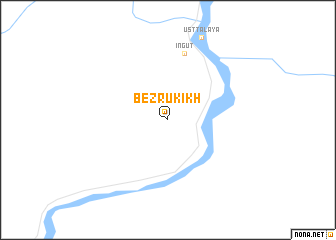 map of Bezrukikh