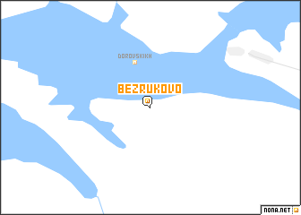 map of Bezrukovo