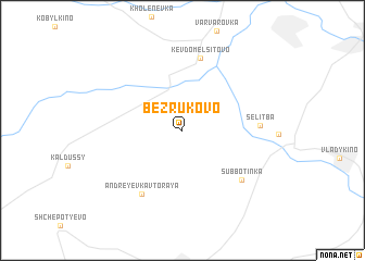 map of Bezrukovo