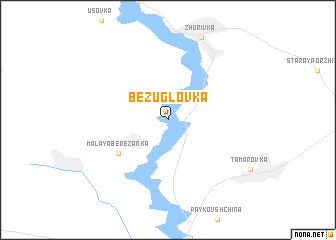 map of Bezuglovka
