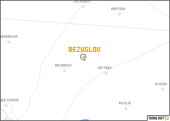 map of Bezuglov