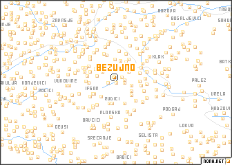 map of Bezujno