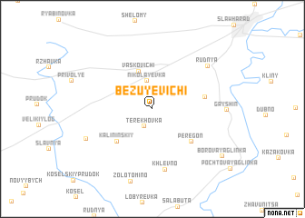 map of Bezuyevichi