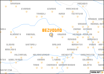 map of Bezvodno