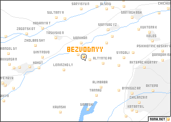 map of Bezvodnyy