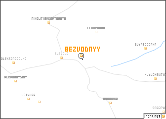 map of Bezvodnyy