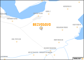 map of Bezvodovo