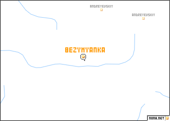 map of Bezymyanka