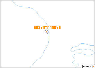 map of Bezymyannoye