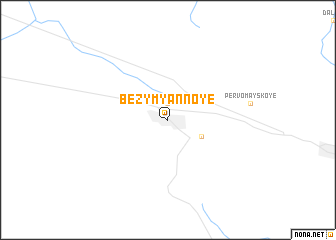 map of Bezymyannoye