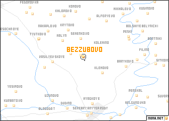 map of Bezzubovo