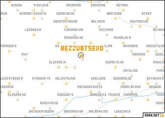 map of Bezzubtsevo