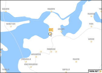 map of Bé