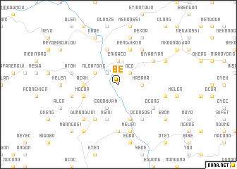 map of Be