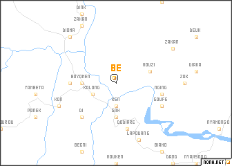 map of Bé