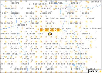 map of Bhābāgrām