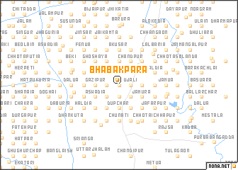 map of Bhābakpāra