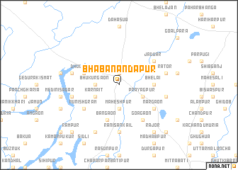 map of Bhabānandapur